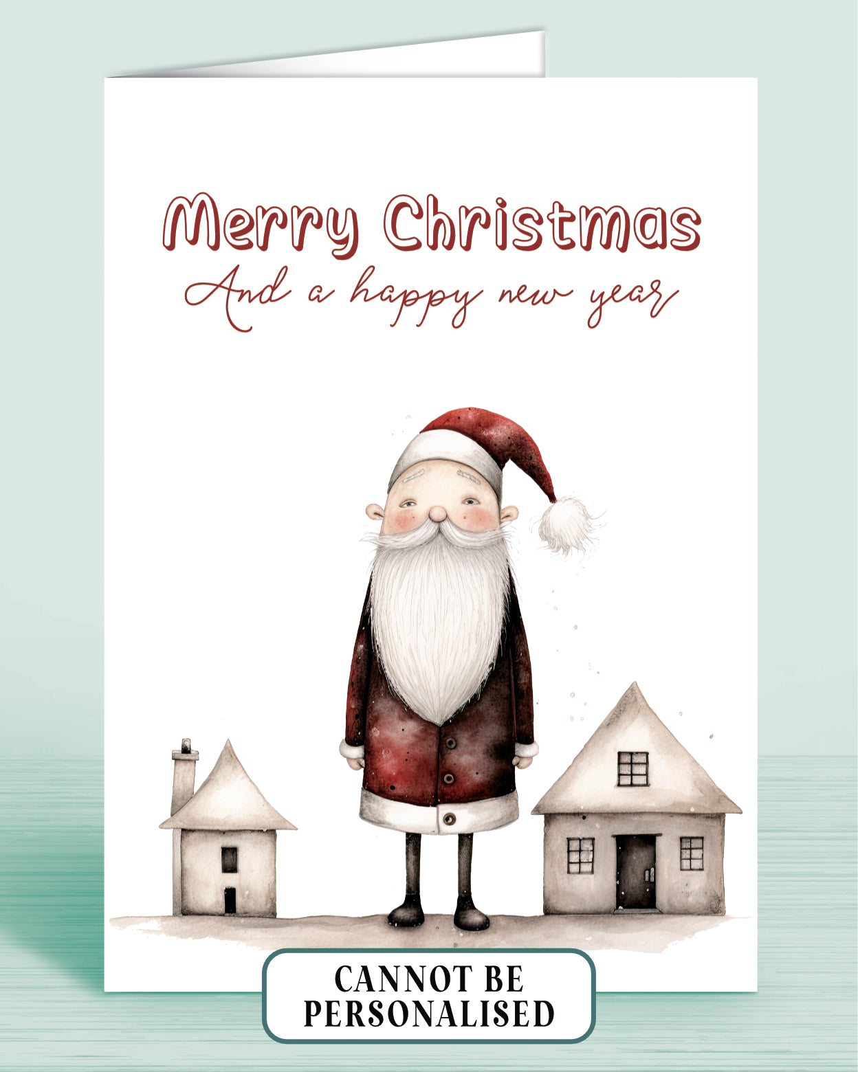 Whimsical Santa Fun Christmas Card Pack of 12, Designs, picture shows: 2 of 12 | Oliver Rose Designs