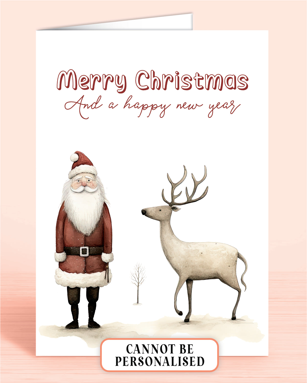 Whimsical Santa Fun Christmas Card Pack of 12, Designs, picture shows: 9 of 12 | Oliver Rose Designs